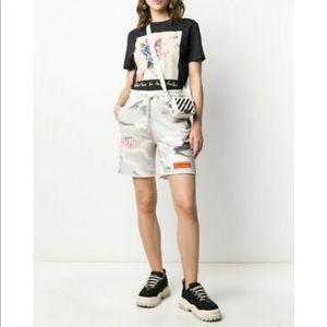 Heron Preston Camouflage Track Shorts